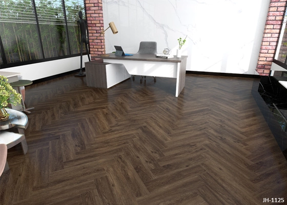 China Waterproof Click Herringbone SPC Flooring 5mm-8mm Antiskid